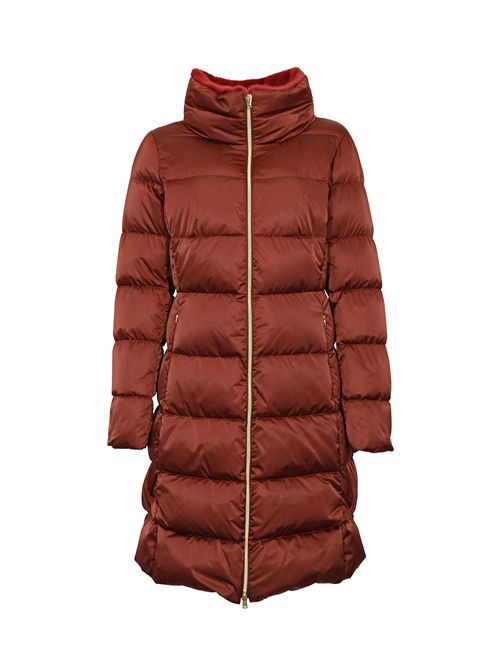 Piumino lungo trapuntato Bordeaux Herno | PI002124D 12170Z6705